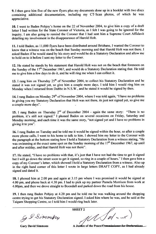 Statutory Declaration - 14th December 2004 - Page 2